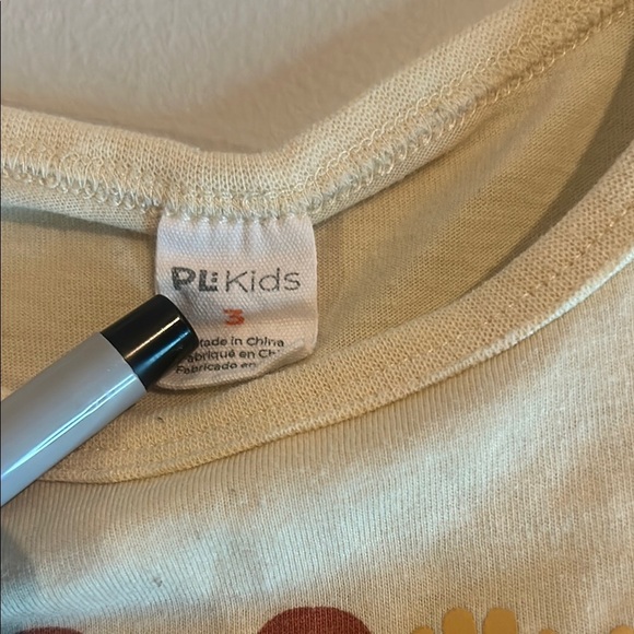 Cream Short Sleeve Tees Casual Cotton - Picture 2 of 3